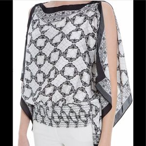 MAX STUDIO BUTTERFLY PRINT TOP